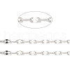 Tarnish Resistant 304 Stainless Steel Dapped Chains STAS-B040-01P-2