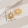 Stainless Steel Flower Stud Earrings WR1793-3