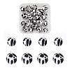 20Pcs 2 Colors Silicone Beads SIL-TA0001-07A-1