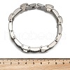 Great Valentines Day Gifts for Boyfriend 304 Stainless Steel Silicone Bracelets BJEW-I129-B-23