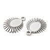Non-Tarnish 304 Stainless Steel Pendant Cabochon Settings STAS-L020-013P-2