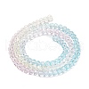 Transparent Painted Glass Beads Strands X1-DGLA-A034-T4mm-A21-5