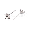 Non-Tarnish 316 Surgical Stainless Steel Stud Earring Setting STAS-S117-023C-2