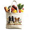 Canvas Women's Tote Bags ABAG-WH0057-007-7