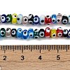 Handmade Evil Eye Lampwork Beads Strands LAMP-A007-02A-06-4