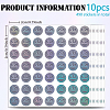 PET Waterproof Self Adhesive Laser Sticker STIC-WH0028-006-2