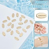 BENECREAT 30Pcs Brass Pendants KK-BC0013-47-4