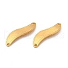 201 Stainless Steel Connector Charms STAS-P320-06G-3