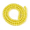 Electroplate Opaque Glass Beads Strands GLAA-T032-P4mm-AB16-2