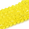 Transparent Glass Beads Strands EGLA-A039-T4mm-D21-1