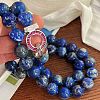 12mm Round Natural Lapis Lazuli Beaded Necklaces FS-WG85822-01-2