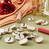 Olycraft 15Pcs 3 Size Stainless Steel Brooch Cabochon Bezel Settings FIND-OC0001-79-5