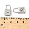 Brass Micro Pave Cubic Zirconia Pendants KK-K355-11P-3