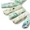 Natural Chrysocolla Beads Strands G-S386-D21-4