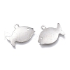 Non-Tarnish 201 Stainless Steel Charms X-STAS-K212-09P-2