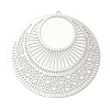 Non-Tarnish 304 Stainless Steel Filigree Pendants X-STAS-K257-03P-2