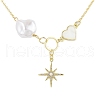 Mother's Day Jewellery Brass Pendants Necklaces NJEW-JN04846-1
