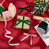 HOBBIESAY 40 Yards 4 Colors Christmas Theme Single Face Velvet Ribbon SRIB-HY0001-10-4