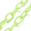 Personalized ABS Plastic Cable Chain Necklaces NJEW-JN02847-03-3