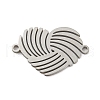304 Stainless Steel Connector Charms STAS-P344-02P-1