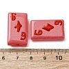 Handmade Lampwork Enamel Beads LAMP-Q045-07H-5