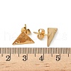 304 Stainless Steel Stud Earring Finding STAS-V015-31C-G-3