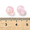 Transparent Crackle Acrylic Beads DACR-D300-01C-8mm-3