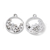 Alloy Crystal Rhinestone Pendants ALRI-K049-12P-2