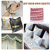 BENECREAT 10 Yards Polyester Ribbon OCOR-BC0005-57B-5