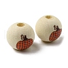 Autumn Wood European Beads WOOD-H105-04F-01-3