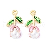 Alloy Enamel Pendants FIND-M060-22G-02-1