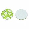 Transparent Printed Acrylic Pendants TACR-S135-039-3