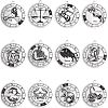 Unicraftale 12Pcs 12 Style 201 Stainless Steel Pendants STAS-UN0033-05-1