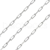 304 Stainless Steel Paperclip Chains CHS-M009-04P-02-1