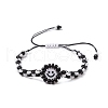 Glass Seed Braided Beads Bracelets BJEW-MZ00114-02-1