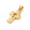 304 Stainless Steel Pendants STAS-L286-03G-2