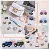SUNNYCLUE 12Pcs 12 Style Food Grade Eco-Friendly Silicone Focal Beads SIL-SC0001-36-5