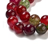 Dyed Natural Agate Beads Strands G-R262-10mm-1-2