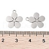 316 Stainless Steel Charms STAS-C096-10C-P-3