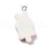 Cartoon Opaque Resin Imitation Food Pendants RESI-C043-03A-P-2