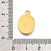 304 Stainless Steel Pendants STAS-A114-04G-03-3