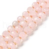 Natural Rose Quartz Beads Strands G-P508-A18-01-1