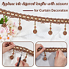 Curtain Plastic Beaded Fringe Trim OCOR-WH0090-69A-4