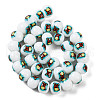 Printing Glass Beads for Necklaces Bracelets Making GLAA-B020-02A-06-3