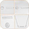 Beebeecraft 48Pcs 2 Styles 304 Stainless Steel Pendants STAS-BBC0005-82P-6