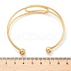 304 Stainless Steel Cuff Bangles BJEW-L682-034G-5