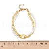 Brass Multi-strand Bracelets BJEW-M056-09G-05-5