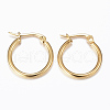 304 Stainless Steel Hoop Earrings EJEW-H344-02G-1