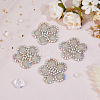 SUPERFINDINGS 4Pcs Flower Cloth Patches DIY-FH0007-54A-5