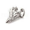 Brass Micro Pave Cubic Zirconia Pendants KK-P308-71P-3